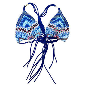 Abercrombie Blue Swim Bikini Top Medium